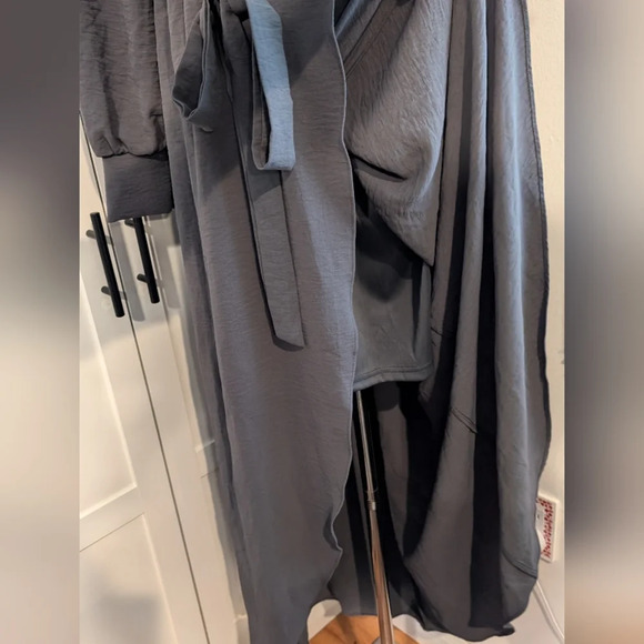 NWOT Fraiche by J Gray long sleeve faux wrap dress size xl - Picture 5 of 8